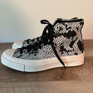 Snakeskin Hightop Converse